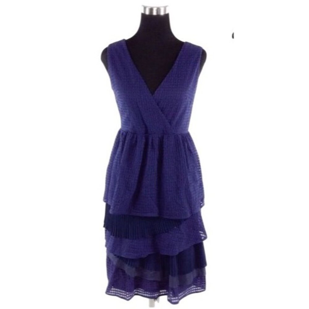 Ric Rac x Anthropologie Gingham Woven Eclectic Midi Dress Vintage Boho Feminine - Picture 14 of 16
